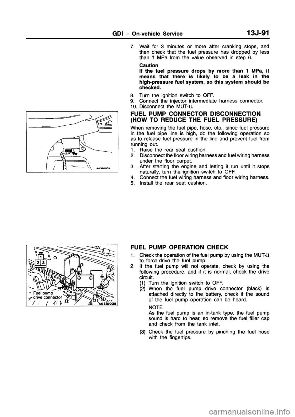 MITSUBISHI CARISMA 1998 Workshop Manual MITSUBISHI CARISMA 1998 Workshop Manual