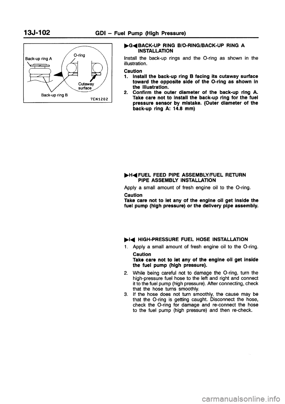 MITSUBISHI CARISMA 1998 Workshop Manual MITSUBISHI CARISMA 1998 Workshop Manual