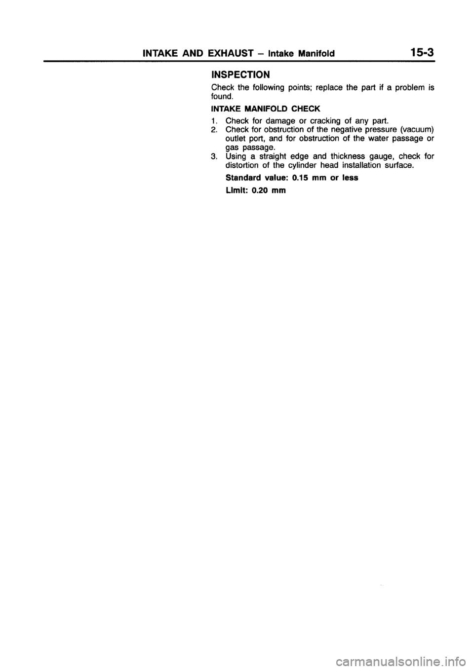 MITSUBISHI CARISMA 1998 Workshop Manual MITSUBISHI CARISMA 1998 Workshop Manual