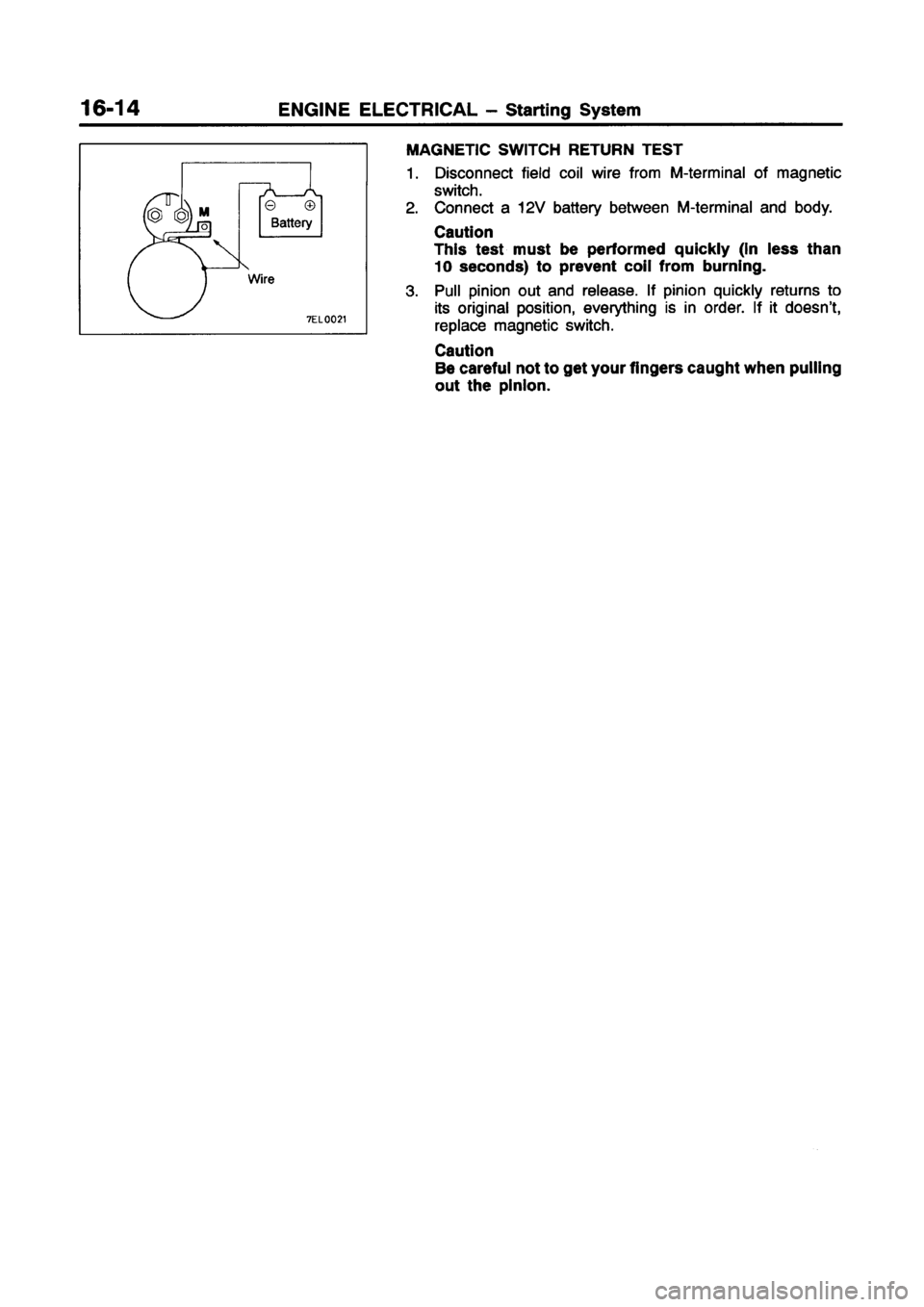 MITSUBISHI CARISMA 1998 Workshop Manual MITSUBISHI CARISMA 1998 Workshop Manual