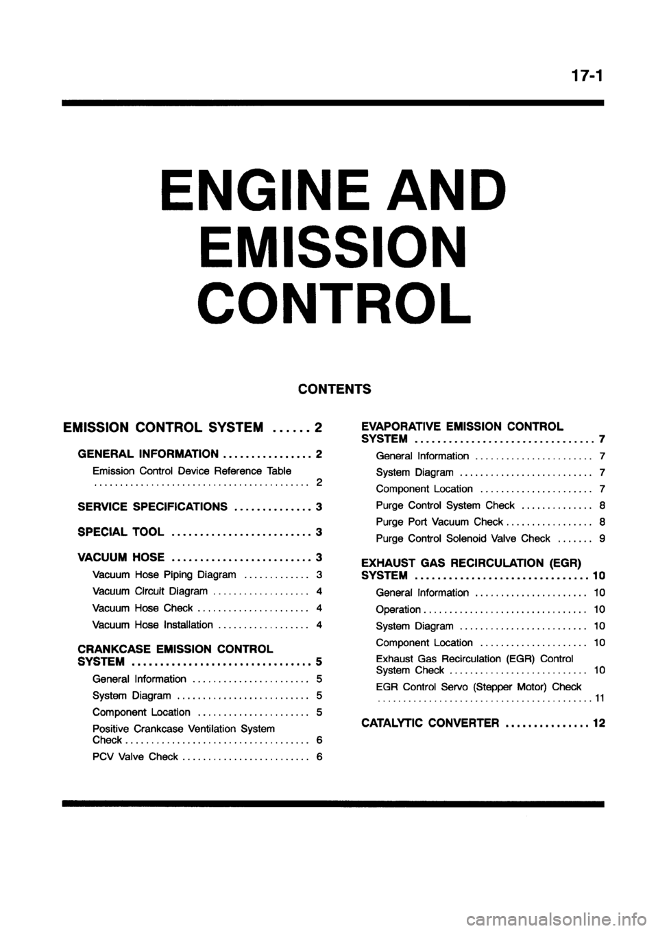 MITSUBISHI CARISMA 1998 Workshop Manual MITSUBISHI CARISMA 1998 Workshop Manual