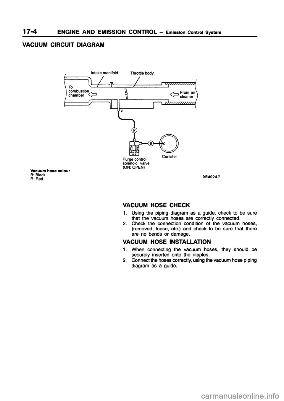 MITSUBISHI CARISMA 1998 Workshop Manual MITSUBISHI CARISMA 1998 Workshop Manual