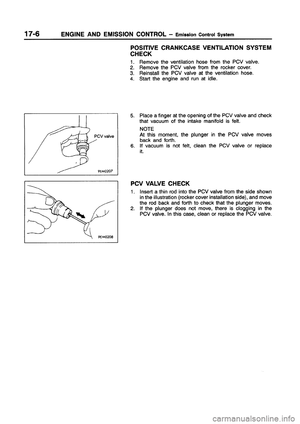 MITSUBISHI CARISMA 1998 Workshop Manual MITSUBISHI CARISMA 1998 Workshop Manual