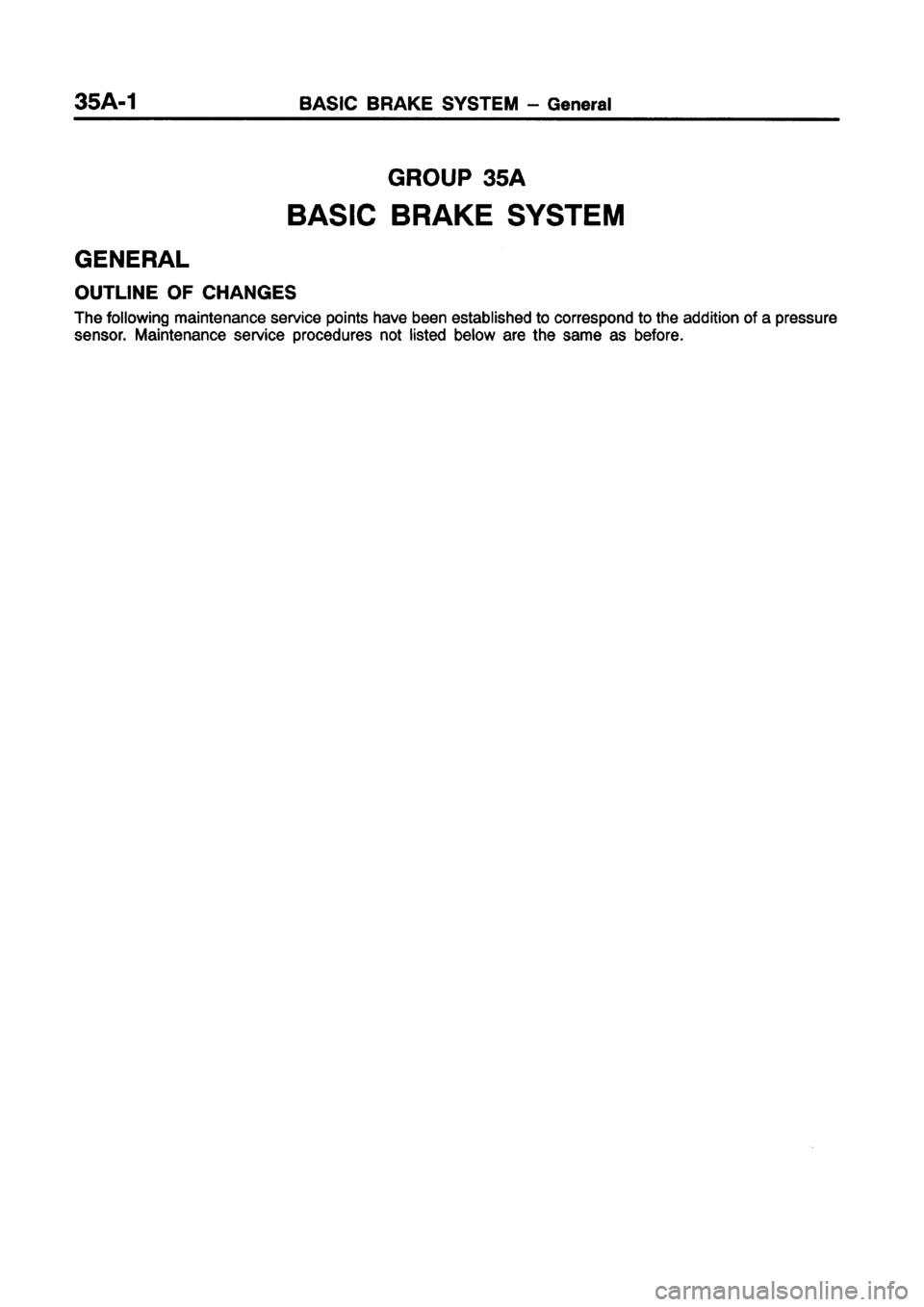 MITSUBISHI CARISMA 1998 Workshop Manual MITSUBISHI CARISMA 1998 Workshop Manual