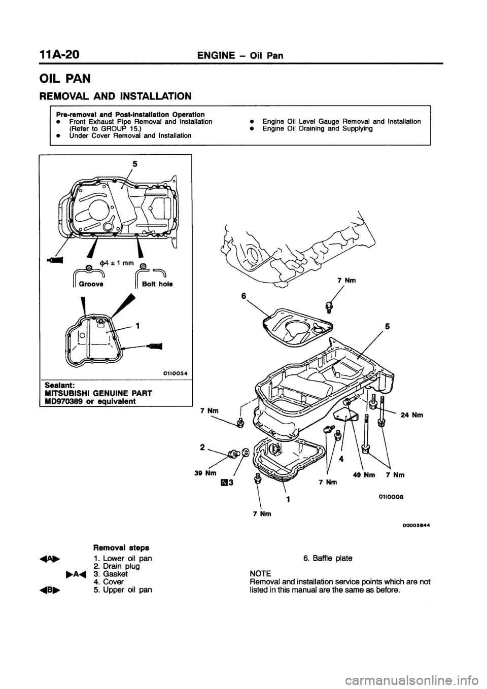 MITSUBISHI CARISMA 1998 Owners Manual 