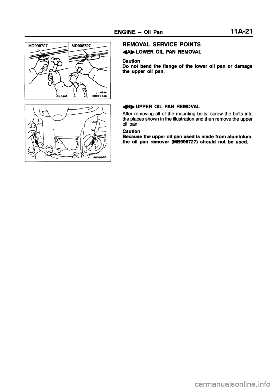 MITSUBISHI CARISMA 1998 Owners Manual 