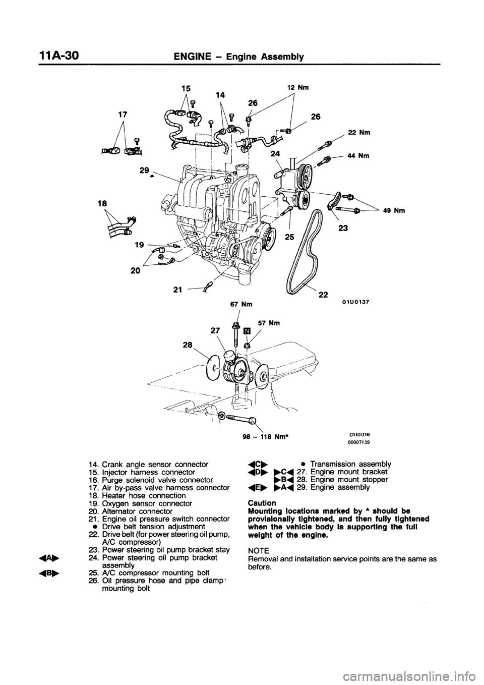 MITSUBISHI CARISMA 1998 Owners Guide MITSUBISHI CARISMA 1998 Owners Guide