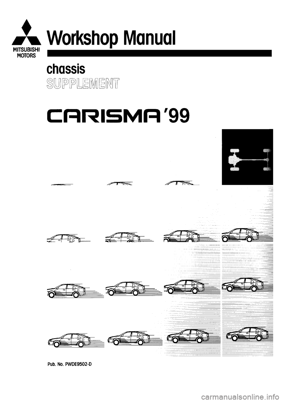 MITSUBISHI CARISMA 1999  Workshop Manual 