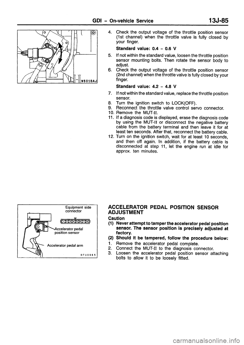 MITSUBISHI CARISMA 1999 Workshop Manual MITSUBISHI CARISMA 1999 Workshop Manual