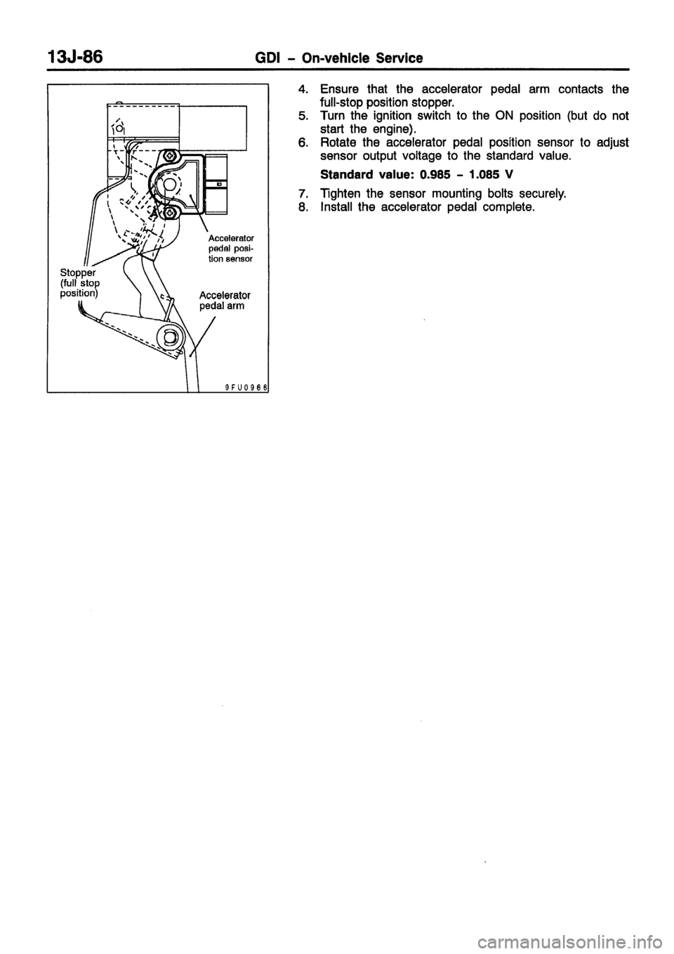 MITSUBISHI CARISMA 1999 Workshop Manual MITSUBISHI CARISMA 1999 Workshop Manual