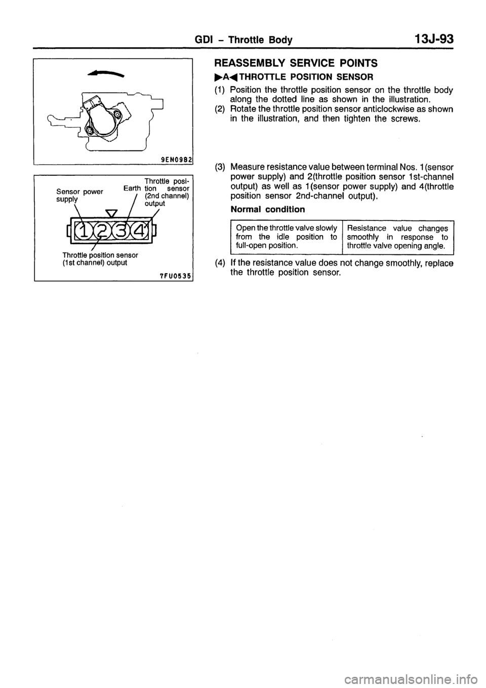 MITSUBISHI CARISMA 1999 Workshop Manual MITSUBISHI CARISMA 1999 Workshop Manual