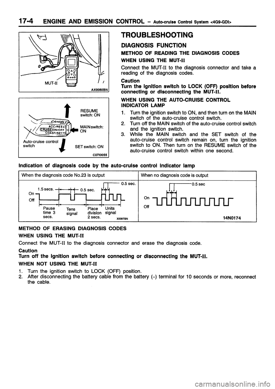 MITSUBISHI CARISMA 1999 Workshop Manual MITSUBISHI CARISMA 1999 Workshop Manual