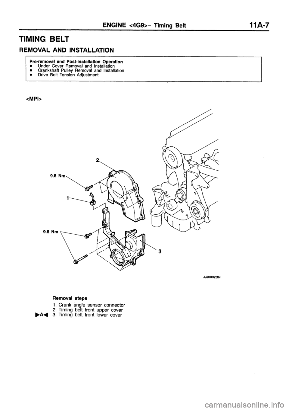 MITSUBISHI CARISMA 1999 User Guide MITSUBISHI CARISMA 1999 User Guide