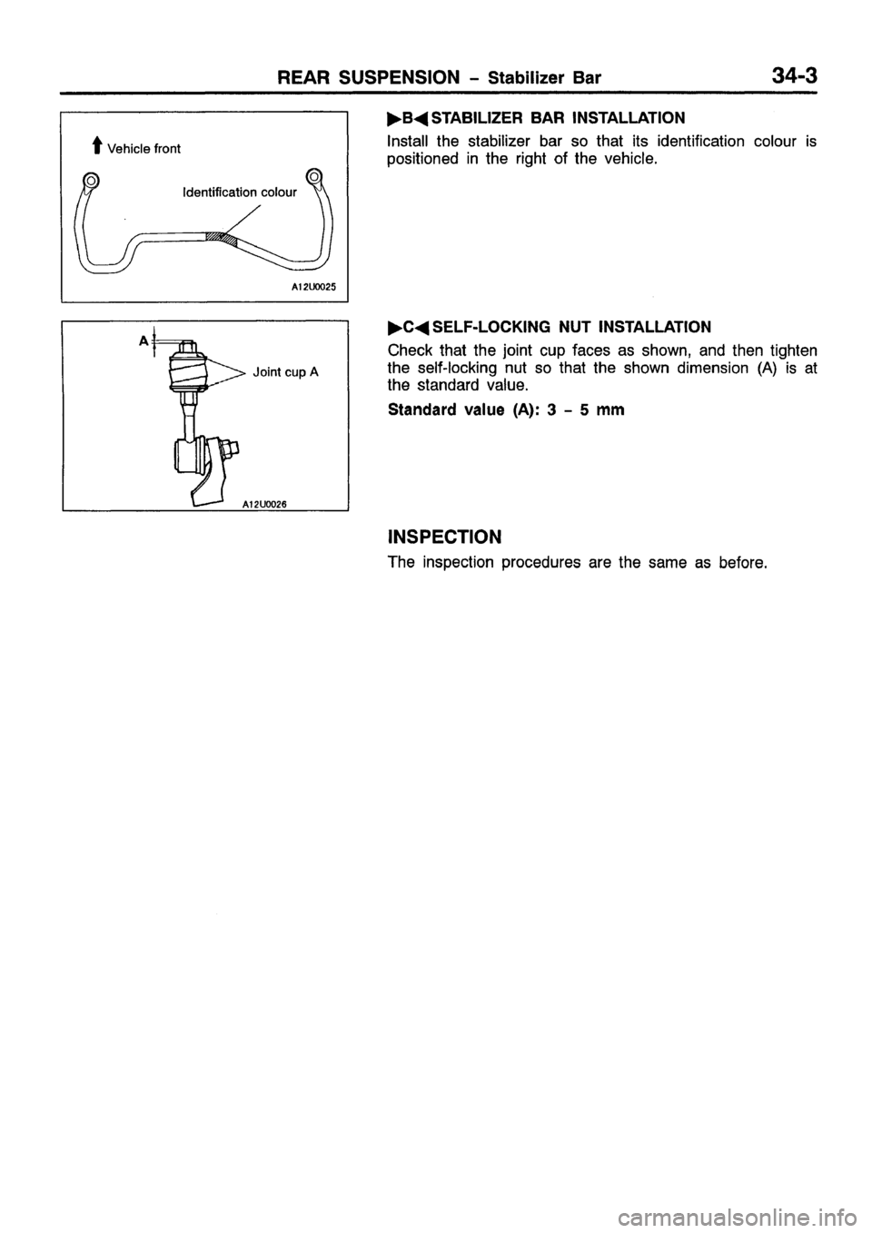 MITSUBISHI CARISMA 1999  Workshop Manual 