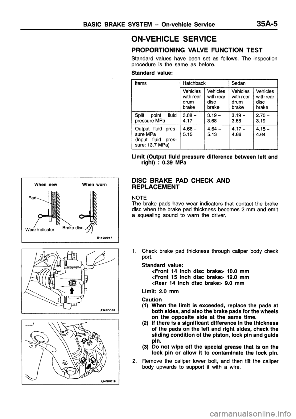 MITSUBISHI CARISMA 1999  Workshop Manual 
