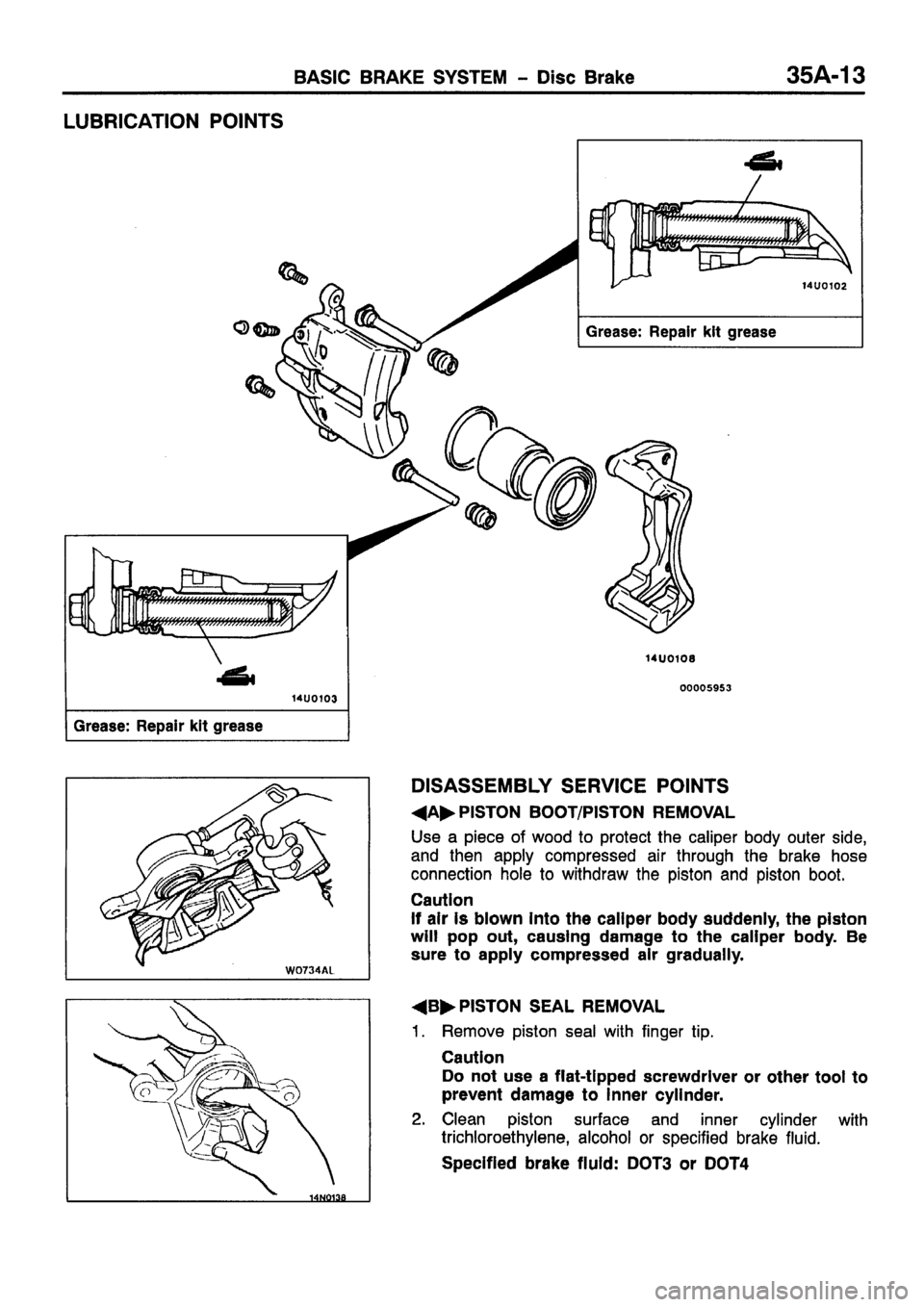 MITSUBISHI CARISMA 1999 Workshop Manual MITSUBISHI CARISMA 1999 Workshop Manual