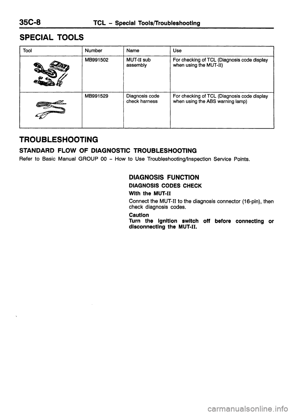 MITSUBISHI CARISMA 1999 Workshop Manual MITSUBISHI CARISMA 1999 Workshop Manual