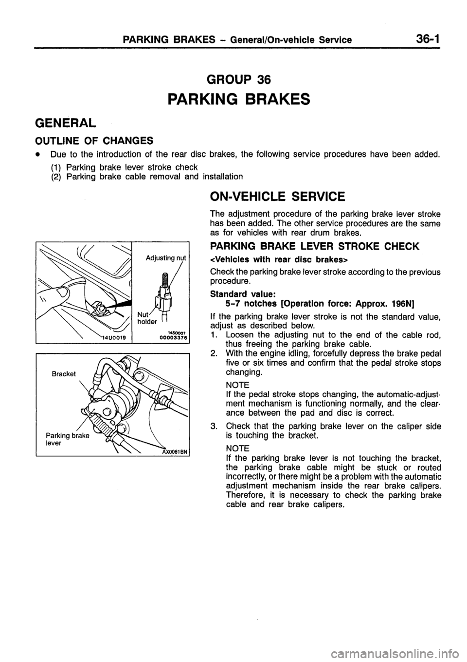 MITSUBISHI CARISMA 1999 Workshop Manual MITSUBISHI CARISMA 1999 Workshop Manual