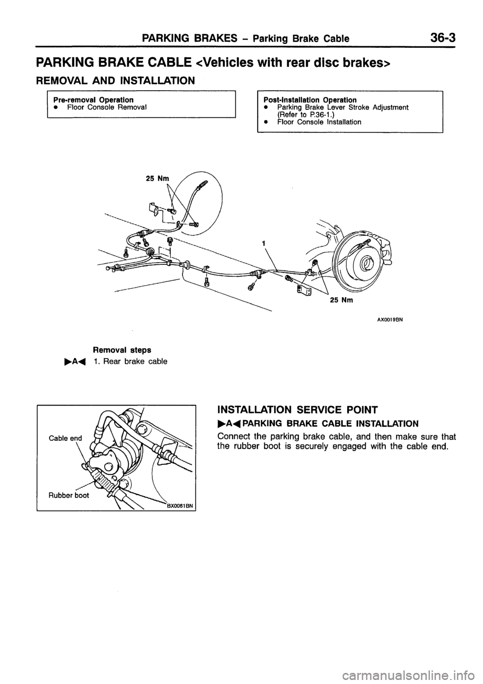MITSUBISHI CARISMA 1999 Workshop Manual MITSUBISHI CARISMA 1999 Workshop Manual