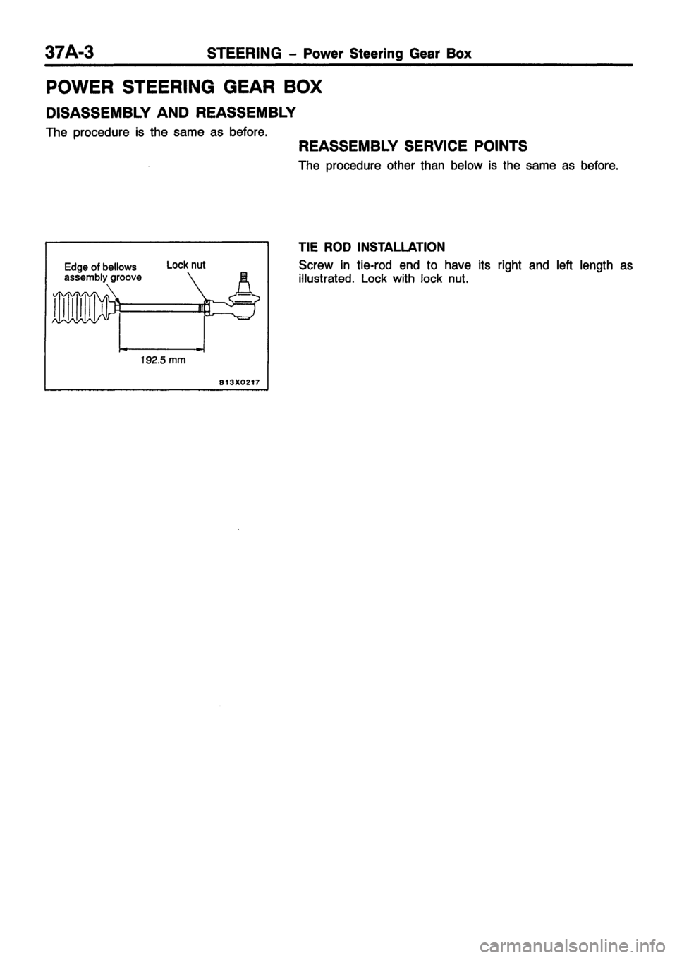MITSUBISHI CARISMA 1999 Workshop Manual MITSUBISHI CARISMA 1999 Workshop Manual
