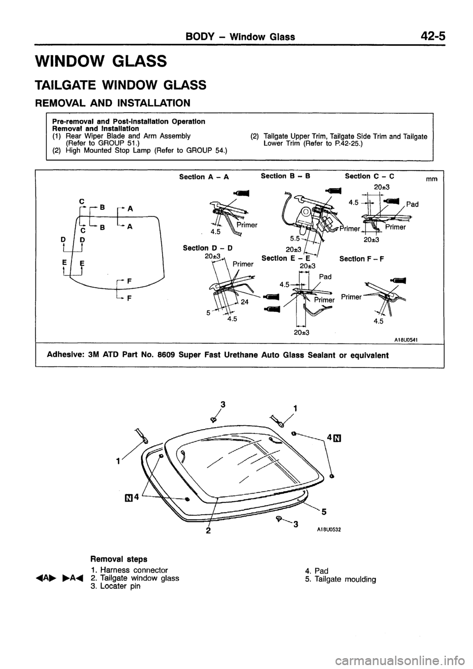 MITSUBISHI CARISMA 1999 Workshop Manual MITSUBISHI CARISMA 1999 Workshop Manual