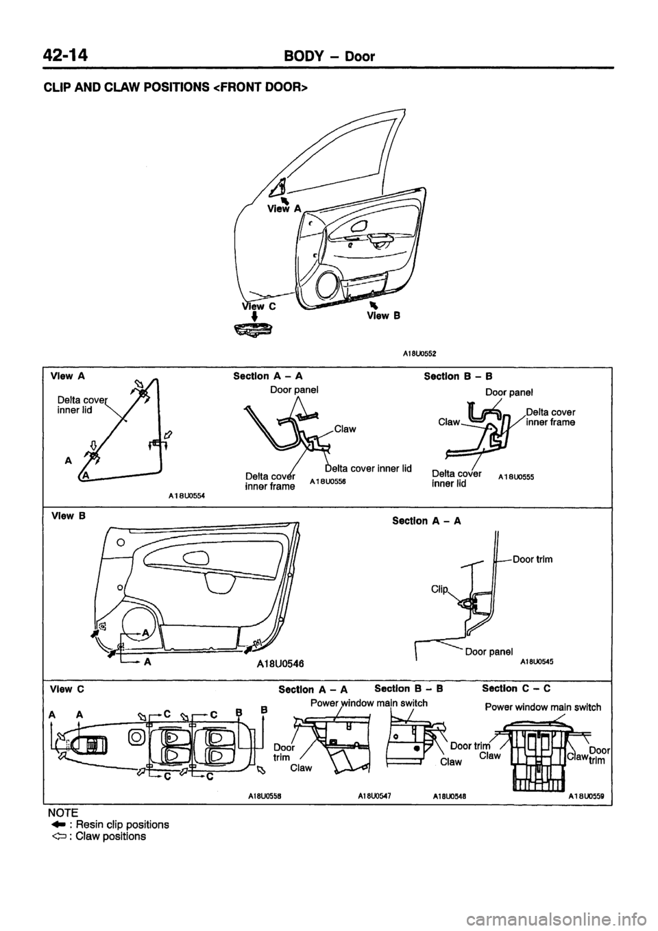MITSUBISHI CARISMA 1999 Workshop Manual MITSUBISHI CARISMA 1999 Workshop Manual