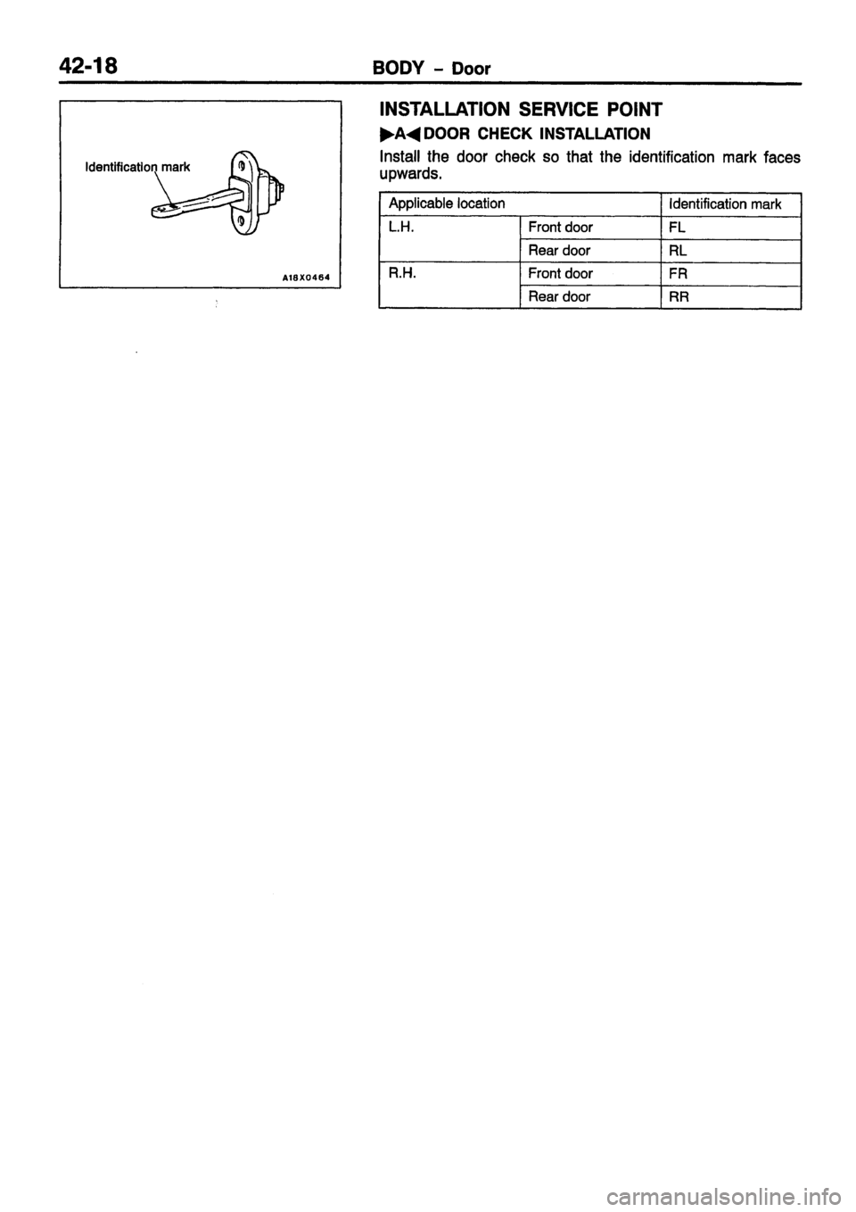 MITSUBISHI CARISMA 1999 Workshop Manual MITSUBISHI CARISMA 1999 Workshop Manual