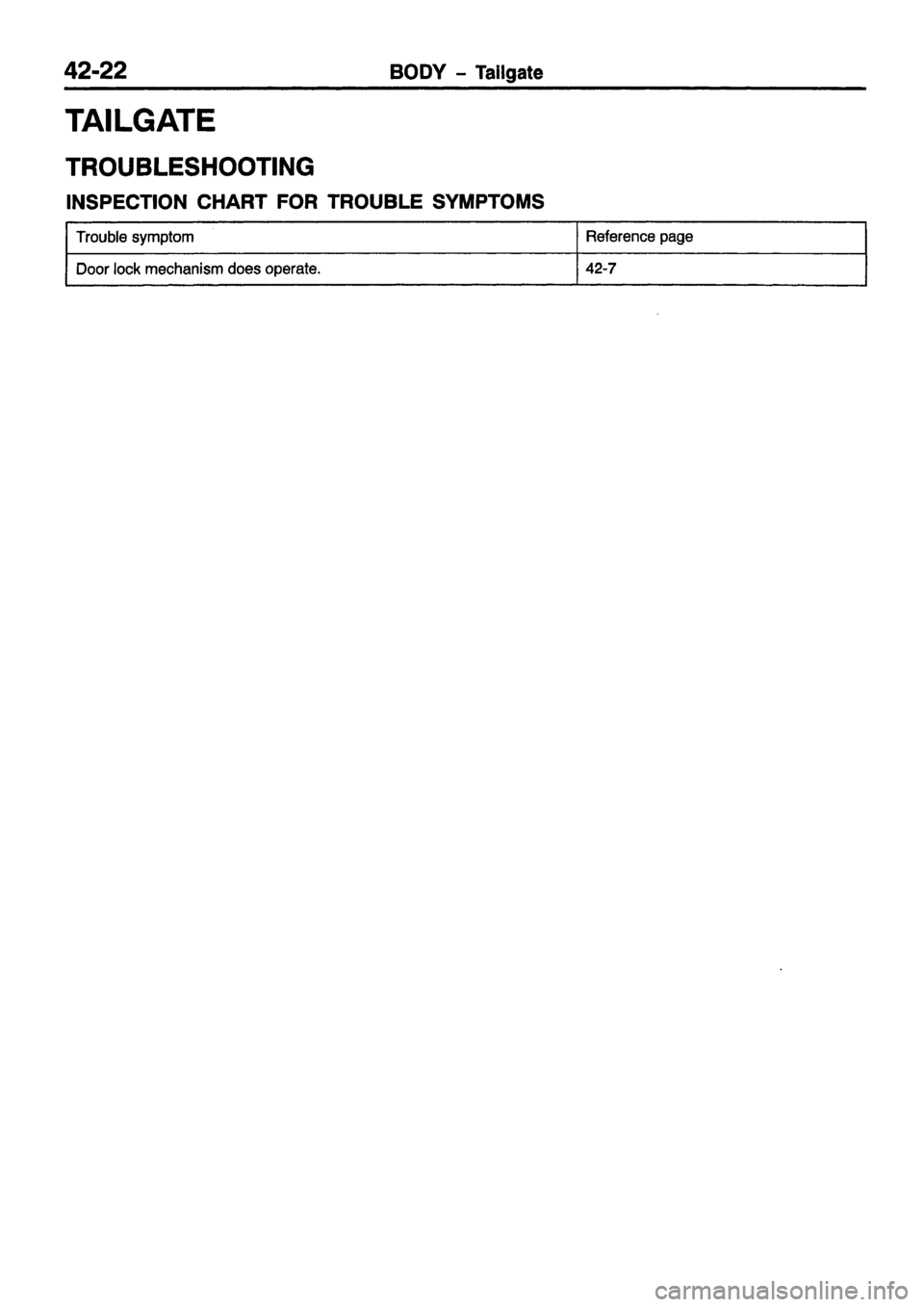 MITSUBISHI CARISMA 1999 Workshop Manual MITSUBISHI CARISMA 1999 Workshop Manual