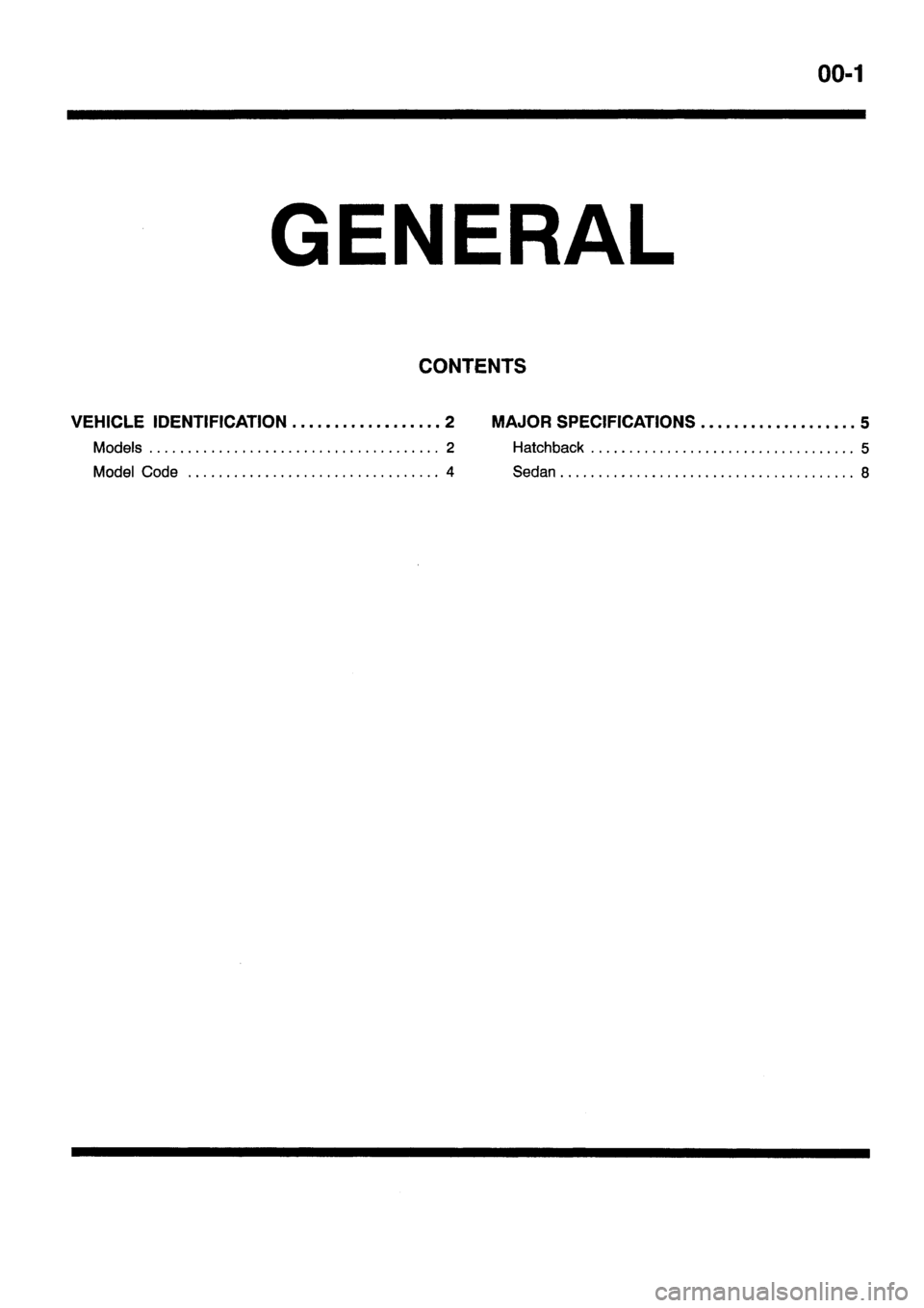 MITSUBISHI CARISMA 1999 Workshop Manual MITSUBISHI CARISMA 1999 Workshop Manual