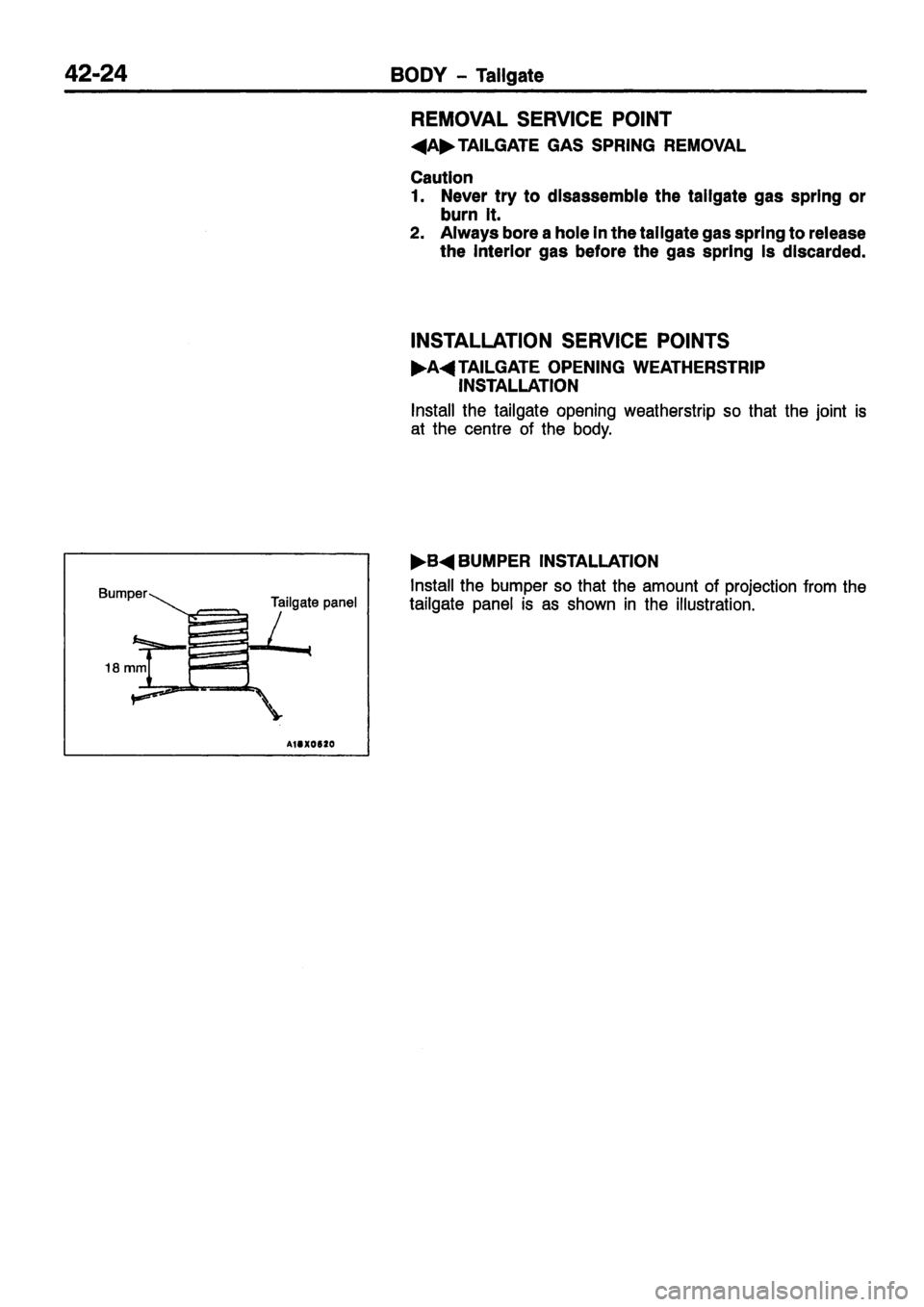 MITSUBISHI CARISMA 1999 Workshop Manual MITSUBISHI CARISMA 1999 Workshop Manual