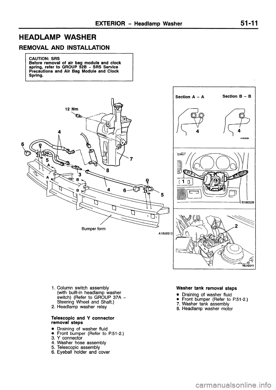 MITSUBISHI CARISMA 1999 Workshop Manual MITSUBISHI CARISMA 1999 Workshop Manual