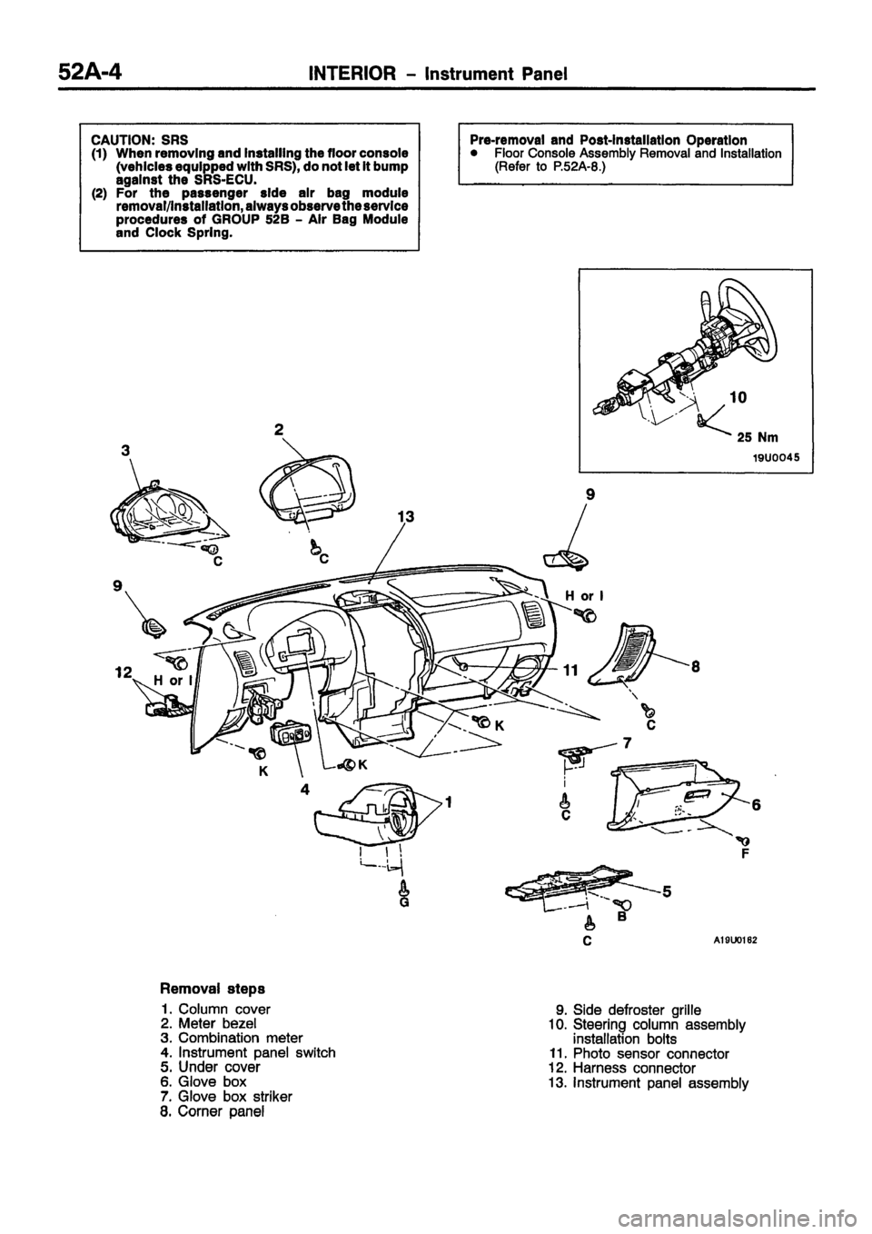 MITSUBISHI CARISMA 1999 Workshop Manual MITSUBISHI CARISMA 1999 Workshop Manual