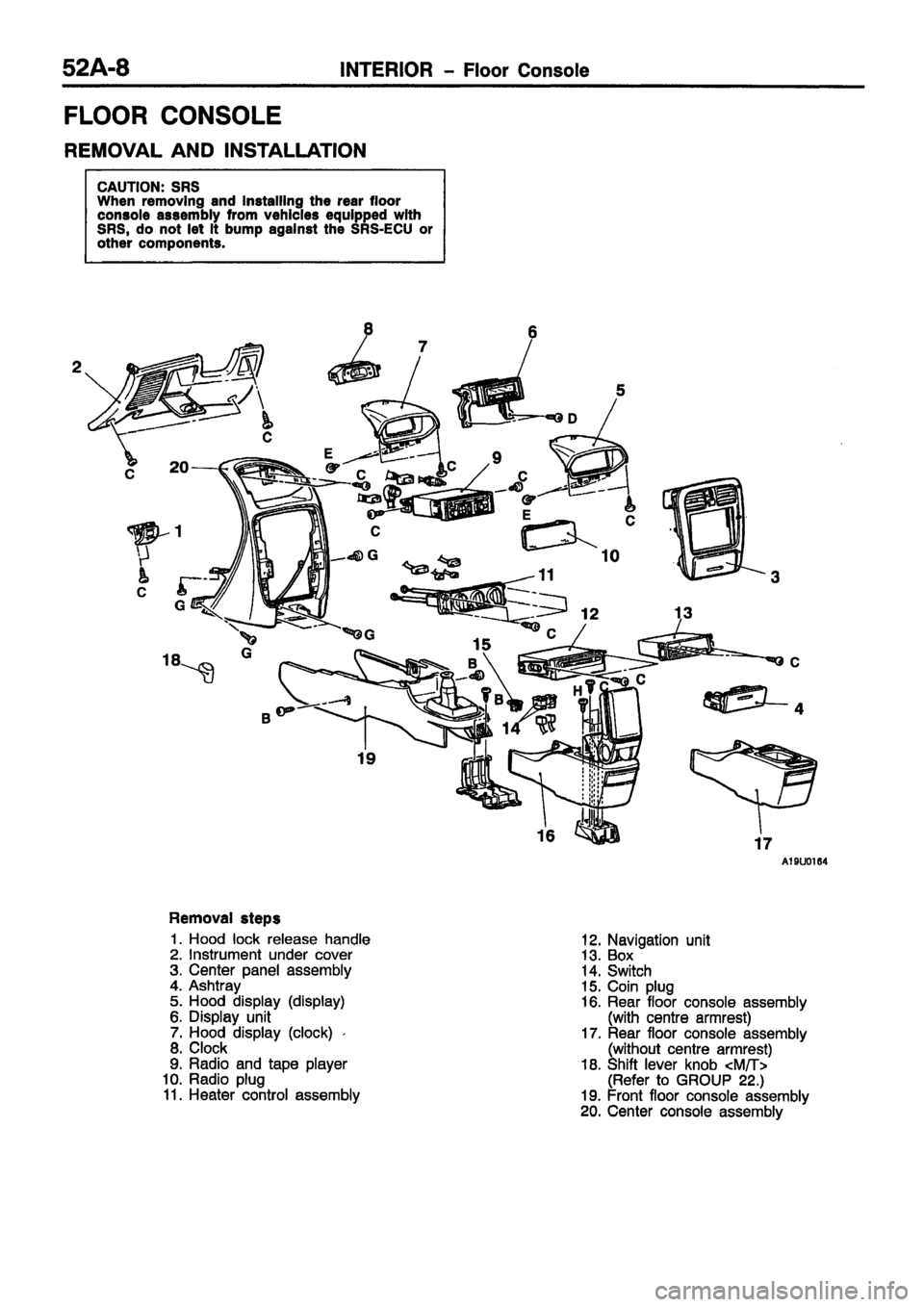 MITSUBISHI CARISMA 1999 Workshop Manual MITSUBISHI CARISMA 1999 Workshop Manual