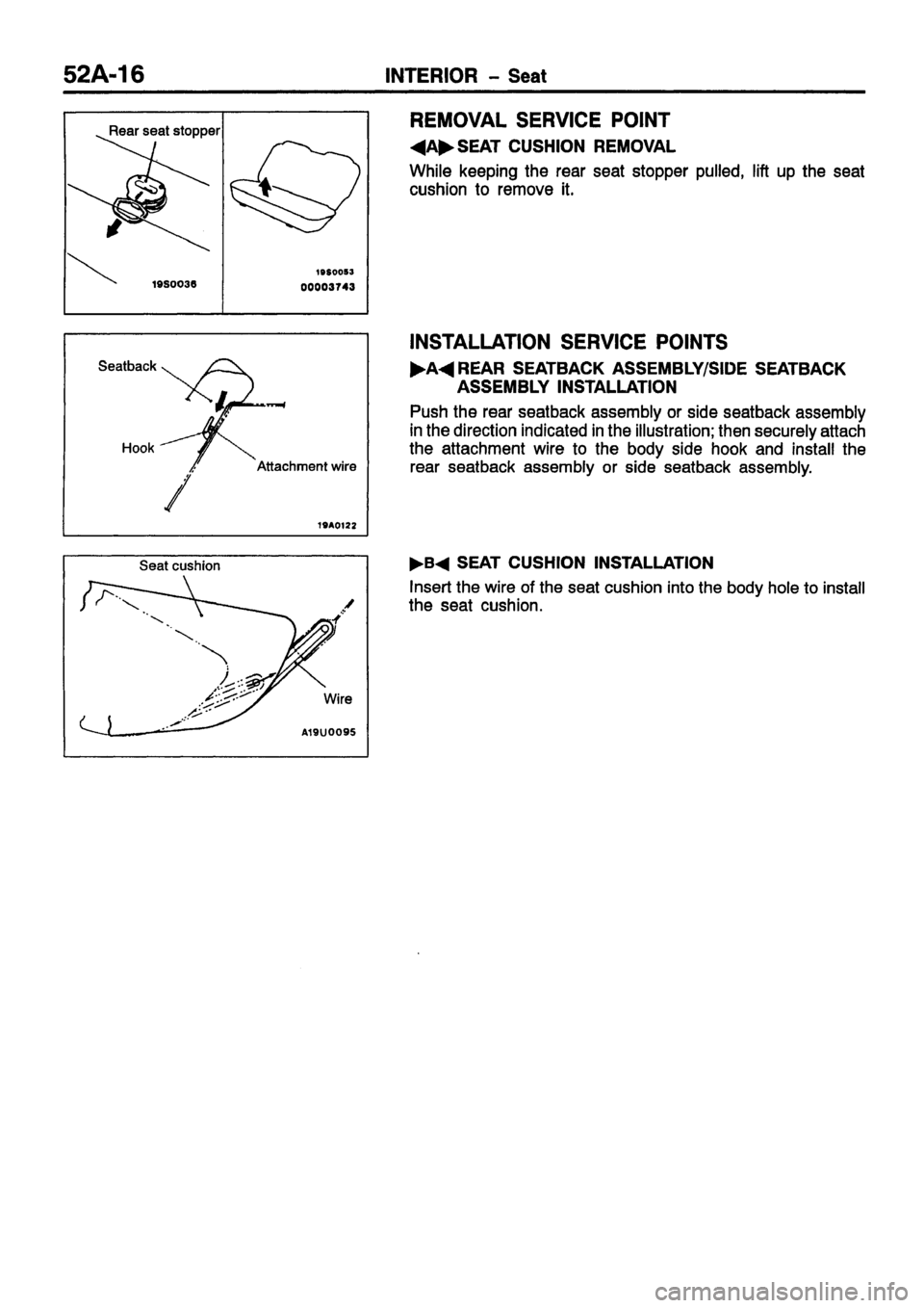 MITSUBISHI CARISMA 1999 Workshop Manual MITSUBISHI CARISMA 1999 Workshop Manual