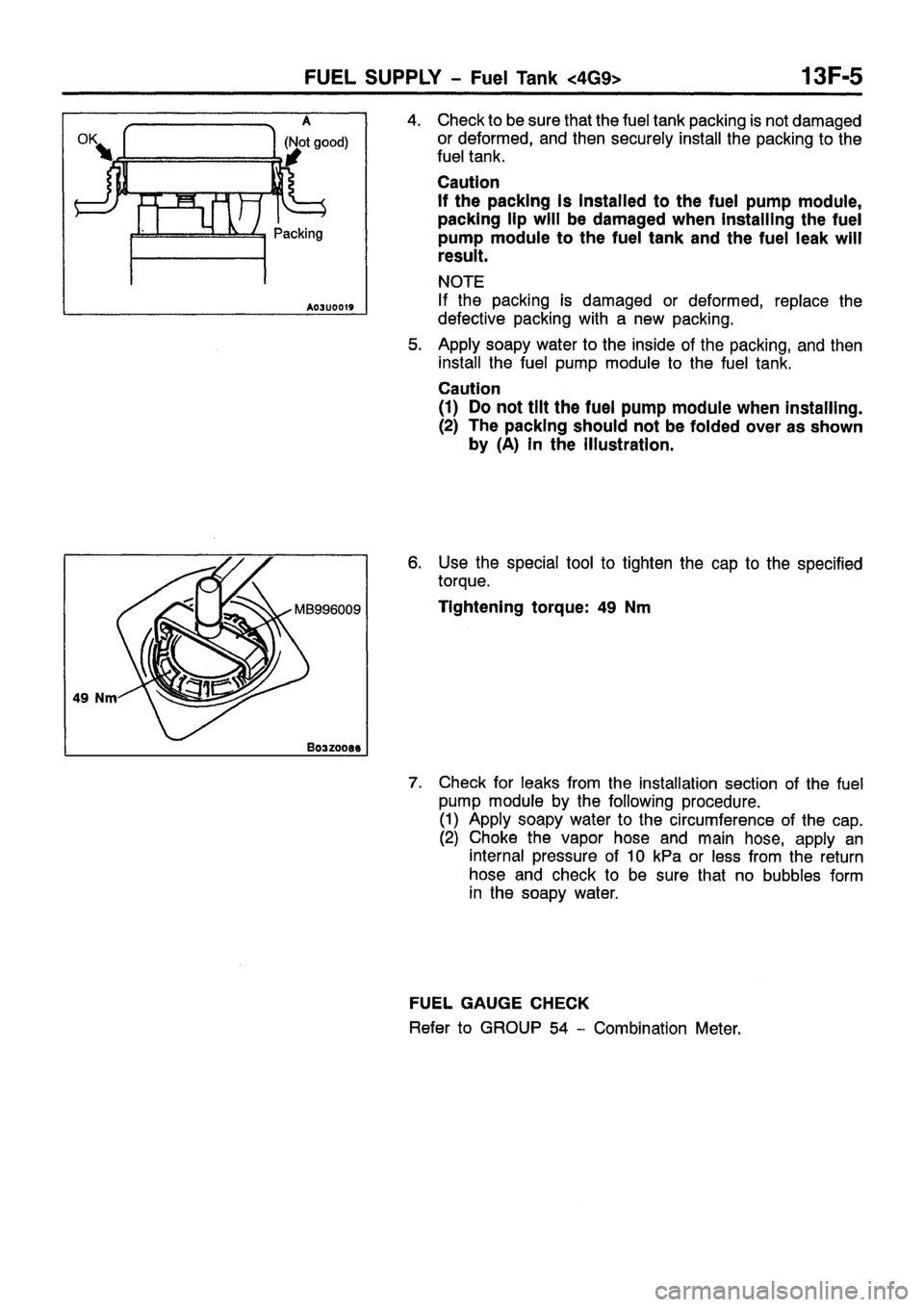 MITSUBISHI CARISMA 1999 Service Manual MITSUBISHI CARISMA 1999 Service Manual