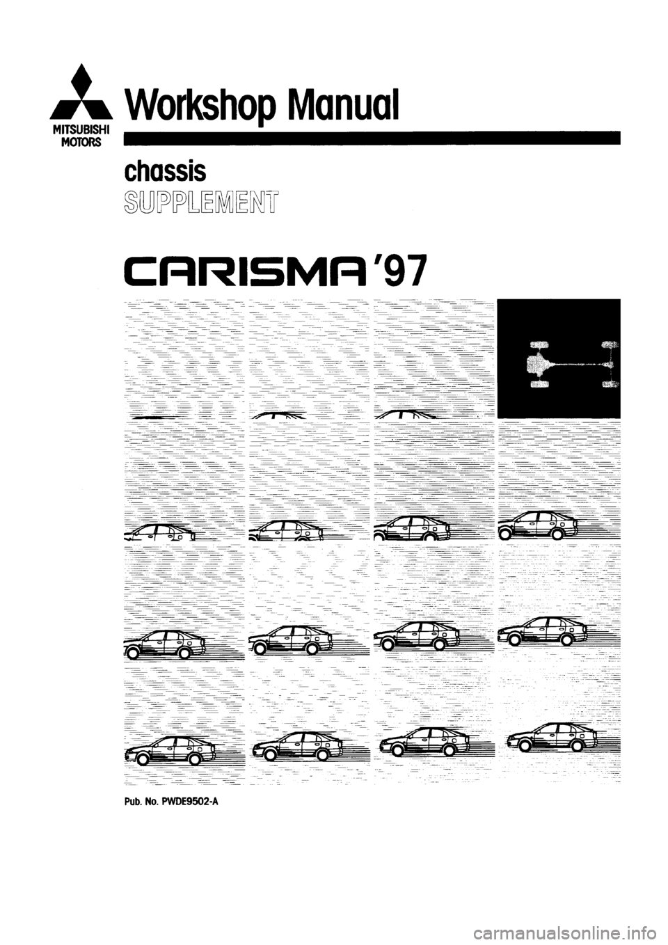 MITSUBISHI CARISMA 1997  Workshop Manual 