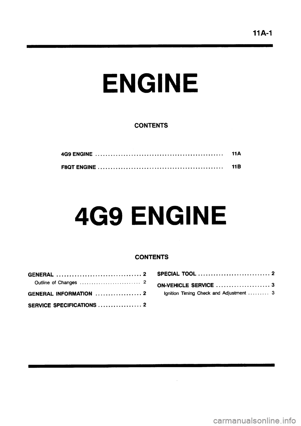 MITSUBISHI CARISMA 1997 User Guide MITSUBISHI CARISMA 1997 User Guide