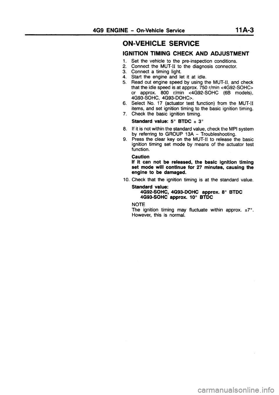 MITSUBISHI CARISMA 1997 User Guide MITSUBISHI CARISMA 1997 User Guide