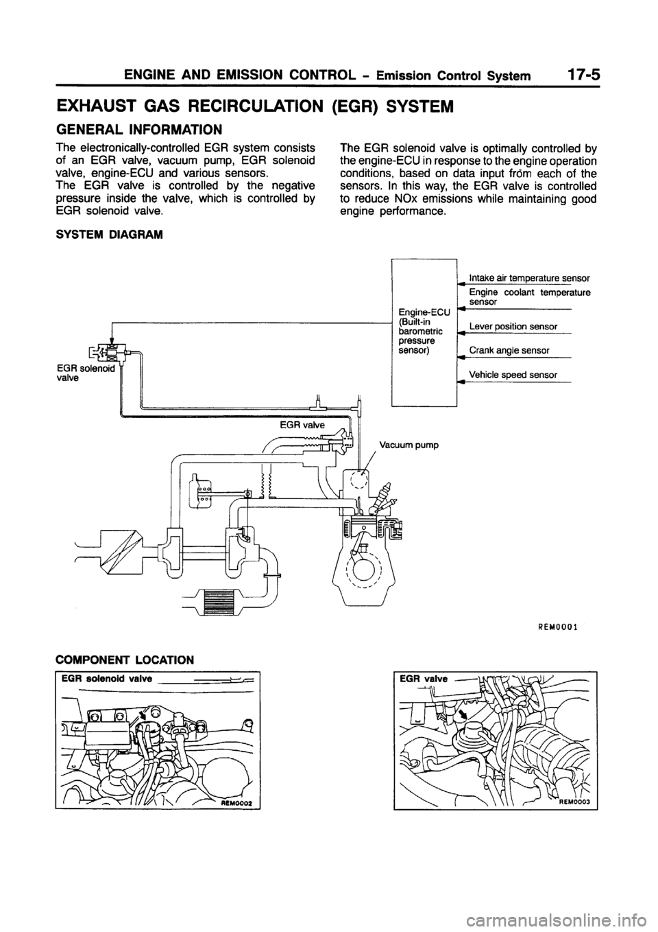 MITSUBISHI CARISMA 1997 Workshop Manual MITSUBISHI CARISMA 1997 Workshop Manual