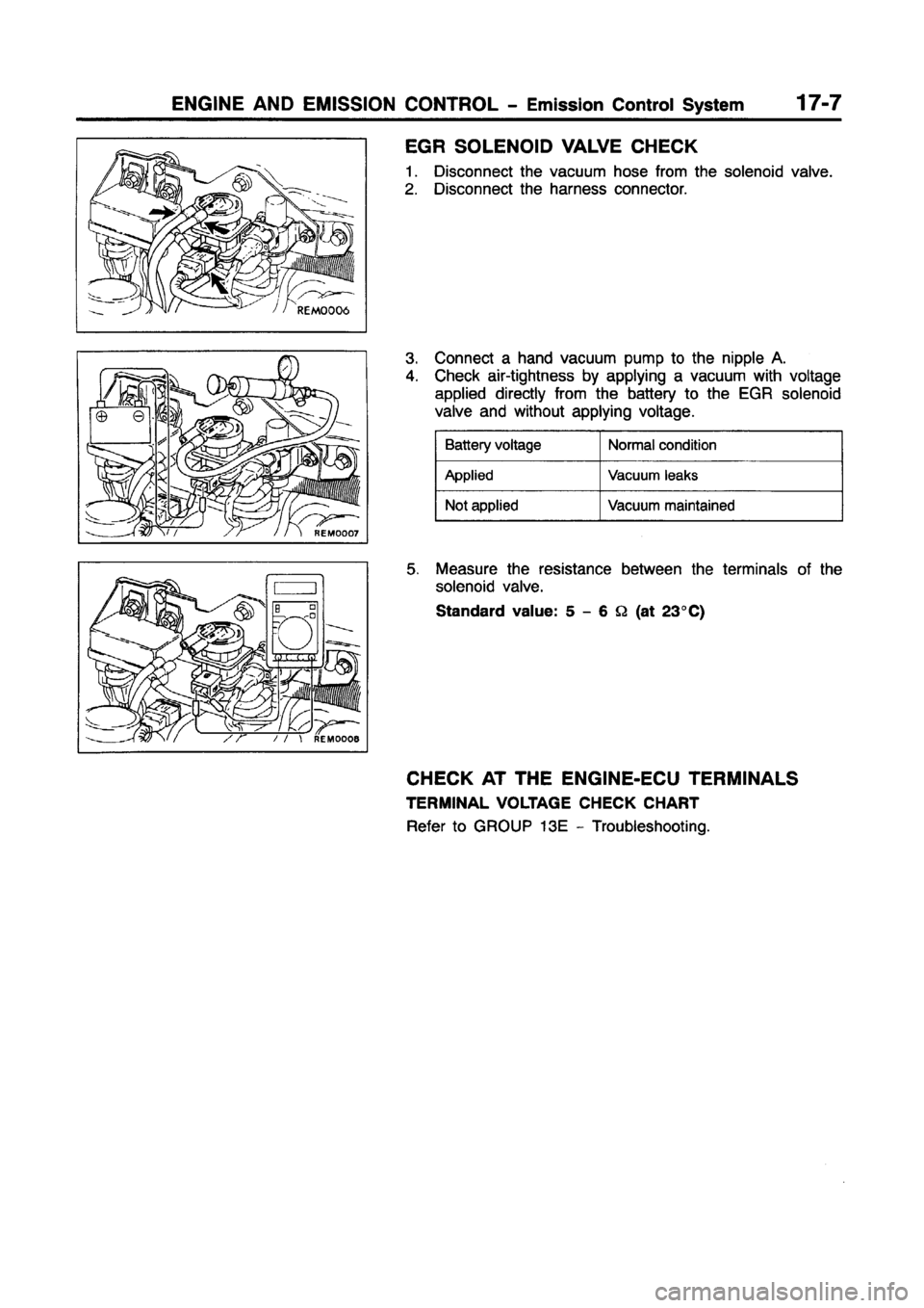 MITSUBISHI CARISMA 1997 Workshop Manual MITSUBISHI CARISMA 1997 Workshop Manual