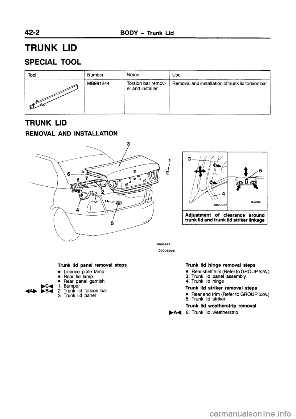 MITSUBISHI CARISMA 1997 Workshop Manual MITSUBISHI CARISMA 1997 Workshop Manual