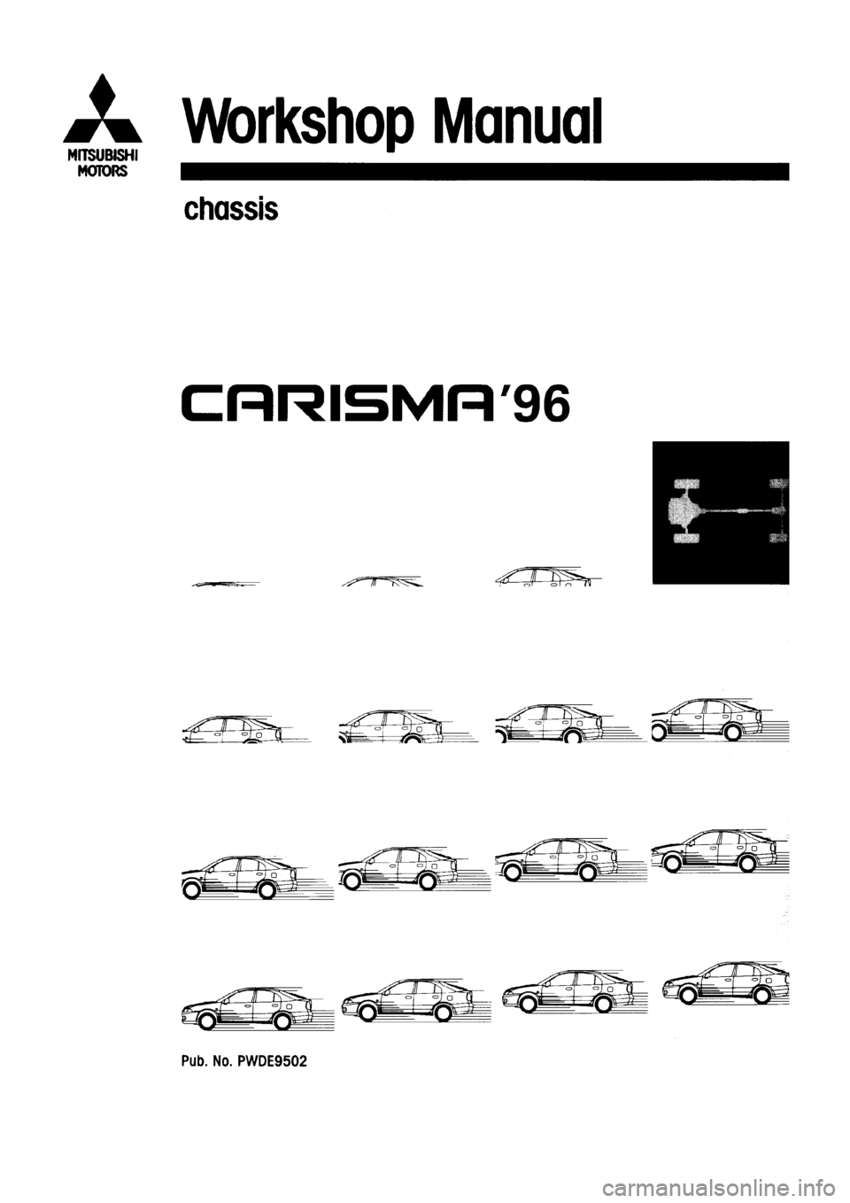MITSUBISHI CARISMA 1996  Workshop Manual 