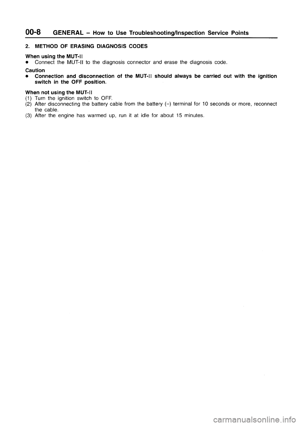 MITSUBISHI CARISMA 1996 User Guide MITSUBISHI CARISMA 1996 User Guide