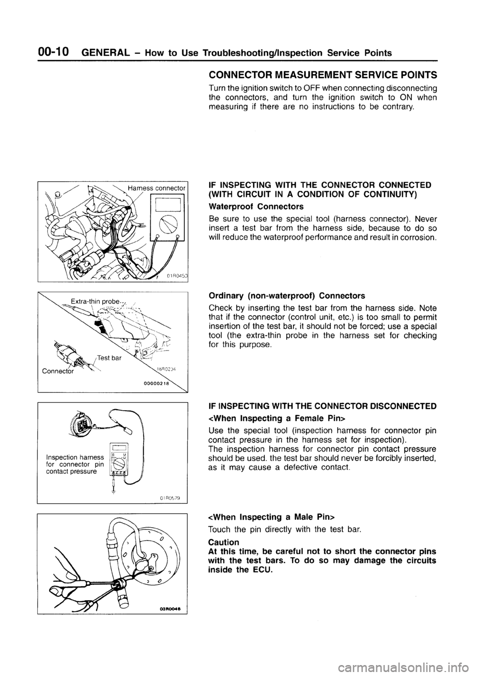 MITSUBISHI CARISMA 1996 User Guide MITSUBISHI CARISMA 1996 User Guide