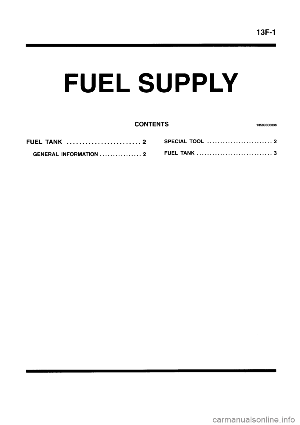 MITSUBISHI CARISMA 1996 Workshop Manual MITSUBISHI CARISMA 1996 Workshop Manual
