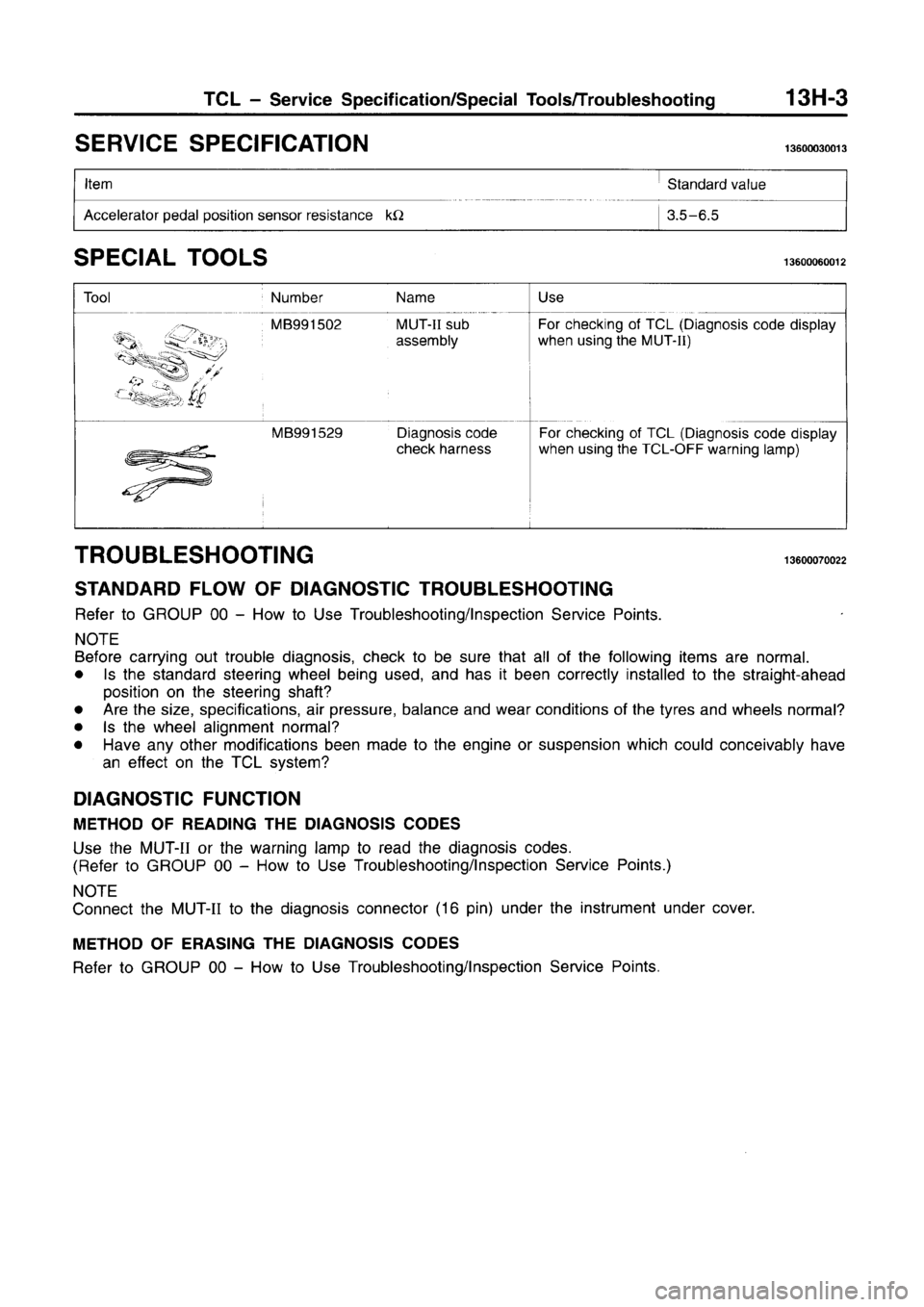 MITSUBISHI CARISMA 1996 Workshop Manual MITSUBISHI CARISMA 1996 Workshop Manual