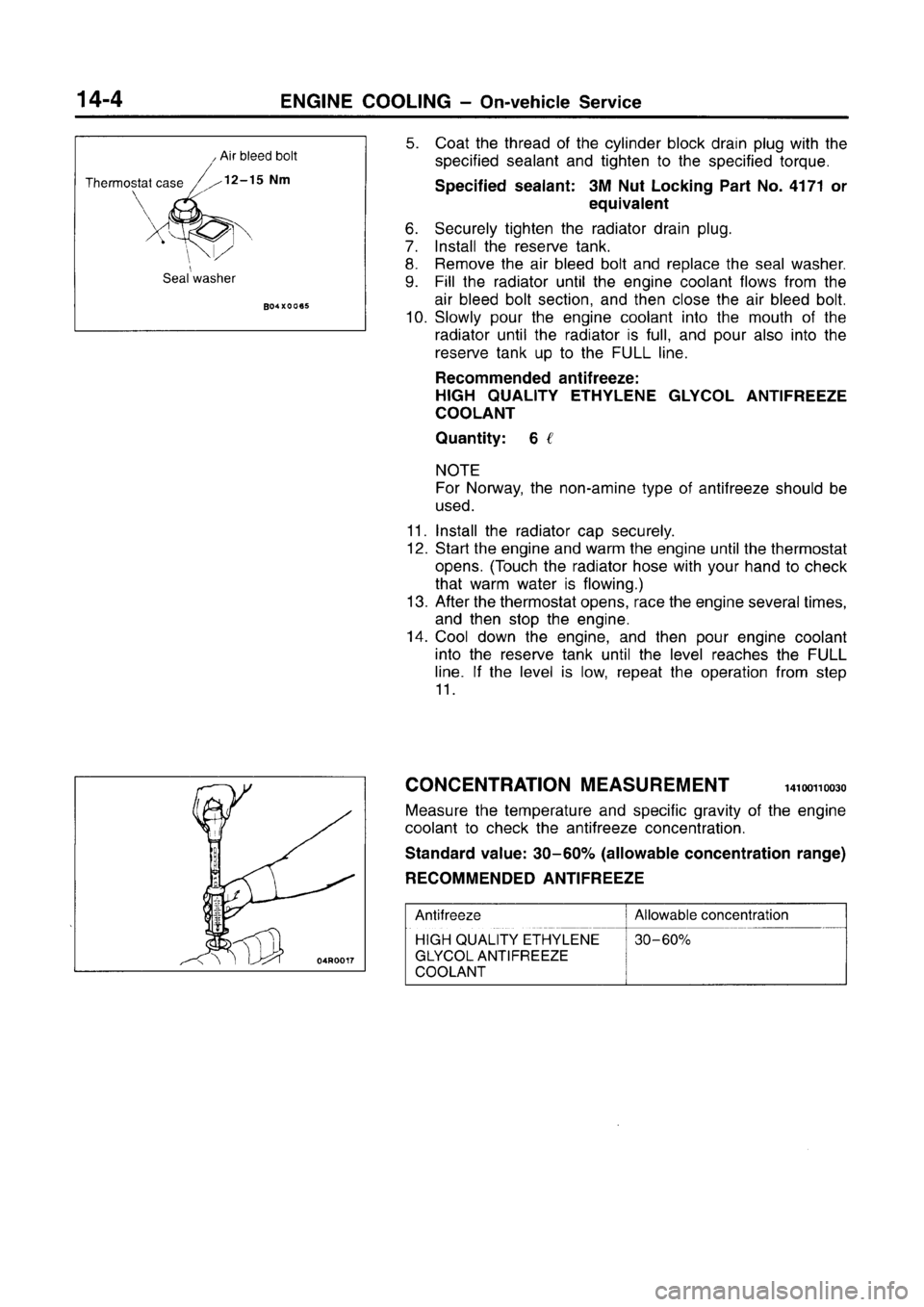 MITSUBISHI CARISMA 1996 Workshop Manual MITSUBISHI CARISMA 1996 Workshop Manual
