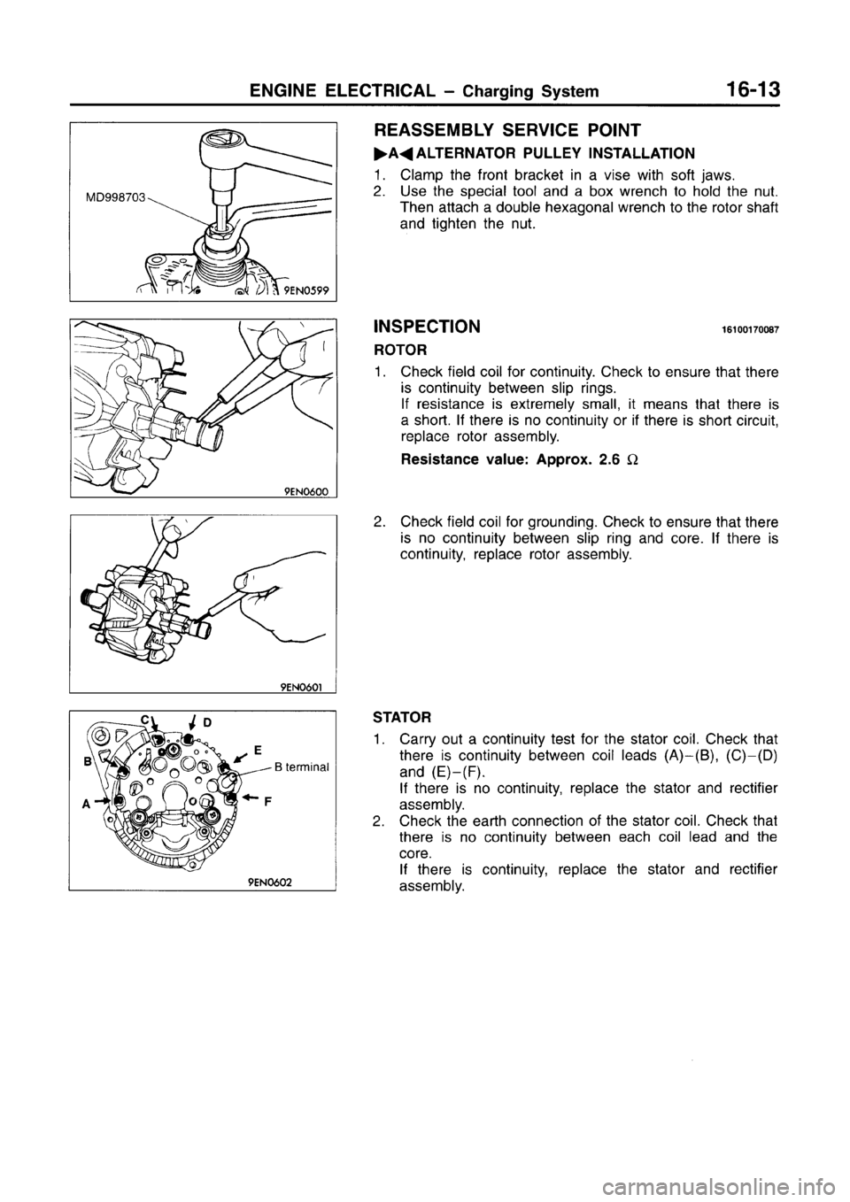 MITSUBISHI CARISMA 1996 Workshop Manual MITSUBISHI CARISMA 1996 Workshop Manual