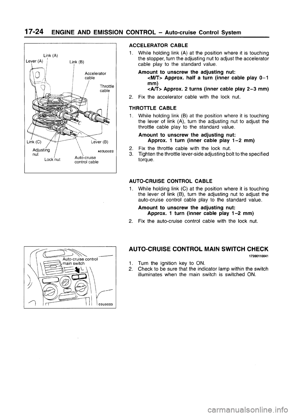 MITSUBISHI CARISMA 1996 Workshop Manual MITSUBISHI CARISMA 1996 Workshop Manual