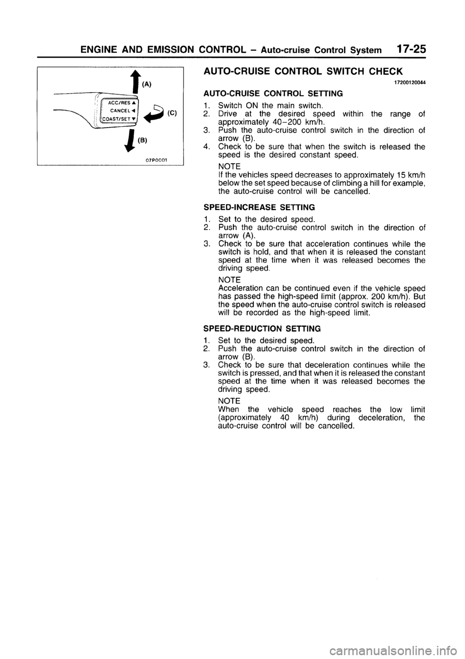 MITSUBISHI CARISMA 1996 Workshop Manual MITSUBISHI CARISMA 1996 Workshop Manual